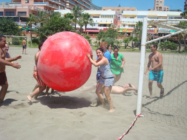 Juegos en la playa