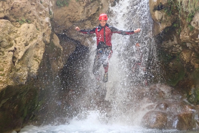  Discesa nel canyon del Rio Verde
