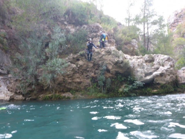  Dans le ravin du Rio Verde, Grenade 