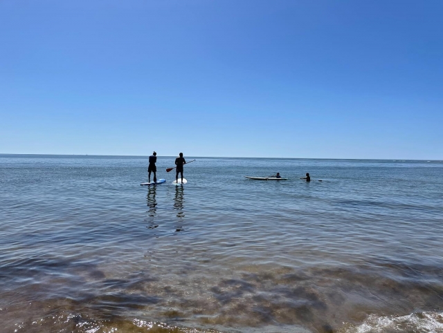 Practica paddle surf en Huelva