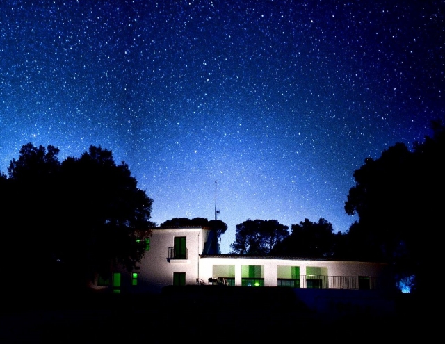Alojamento e noite estrelada 