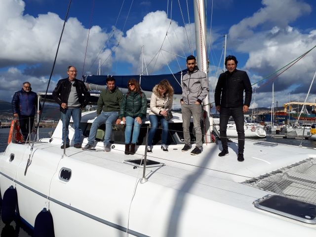 A bordo del barco