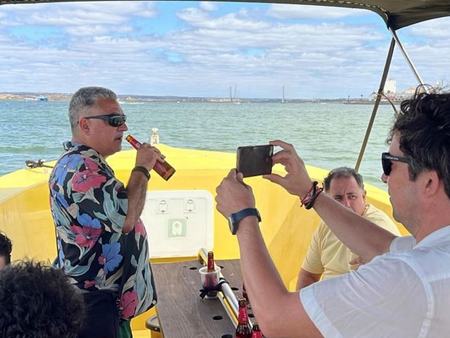 Paseo en barco Guadiana y marismas + aperitivo 3h