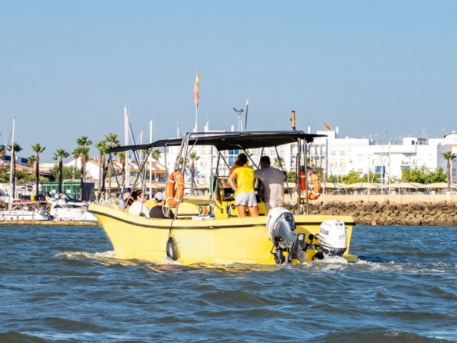  Boat along the Andalusian coast 