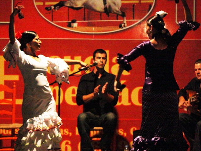 Cuadro flamenco en Málaga