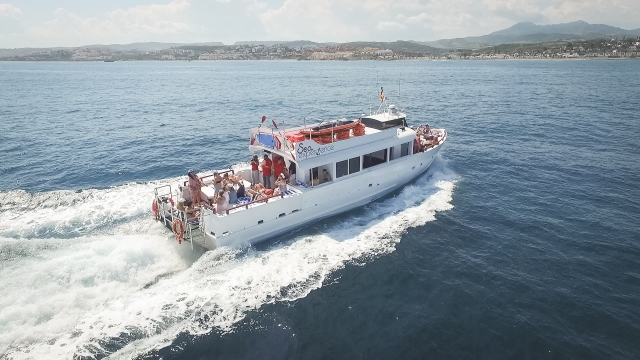 Bootsparty in Marbella 