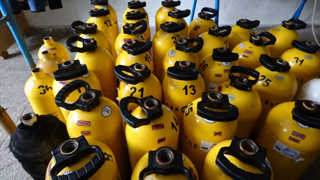 Bombonas de buceo