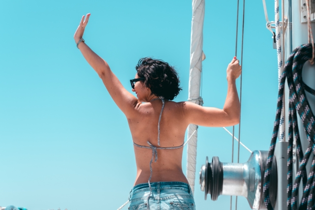  Tanzen auf dem Boot 
