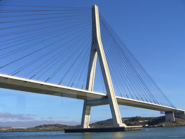 Bridge from the boat 
