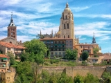 Nachtkulturelles Gymkhana in Segovia, 2 Stunden
