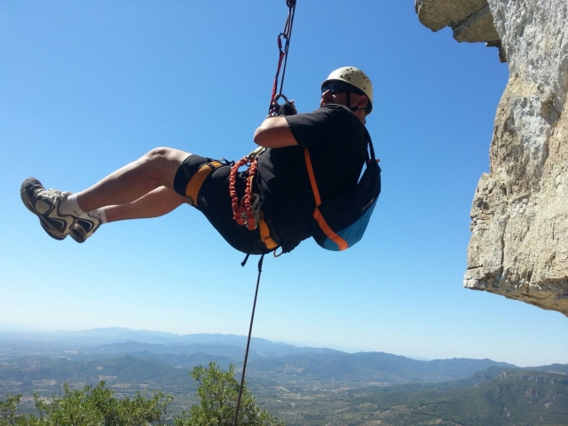  Rappelling techniques workshop in Barcelona 