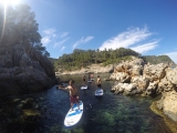 Ruta de paddle surf cala Sa Ferradura Ibiza 2 h