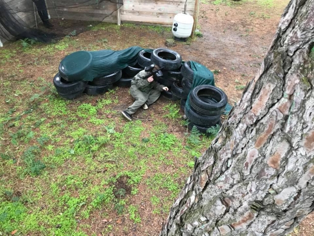 Barricade pour paintball 