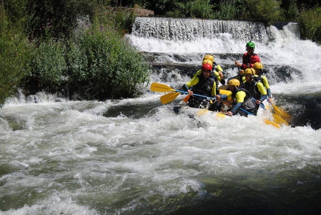 Crossing rapids 