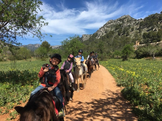  Taking a route on horseback 