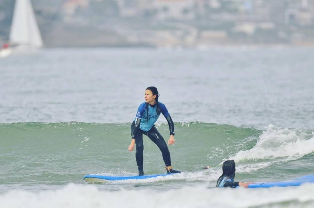 Attraper une vague 