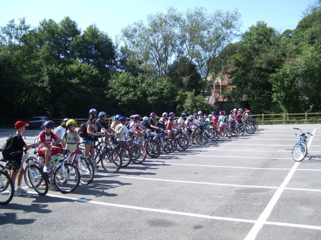  Prepared for the mountain bike route 