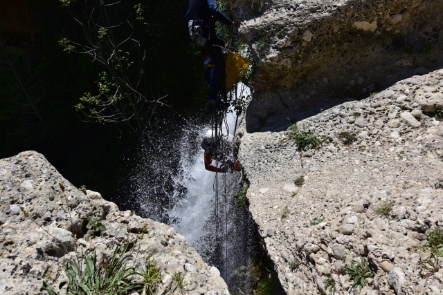 Descenso de rappel