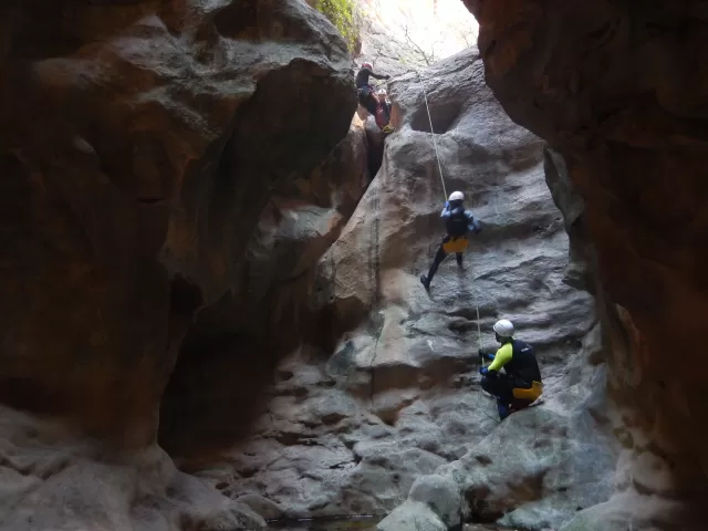 Descenso de barranquismo en Garganta Verde 4 horas