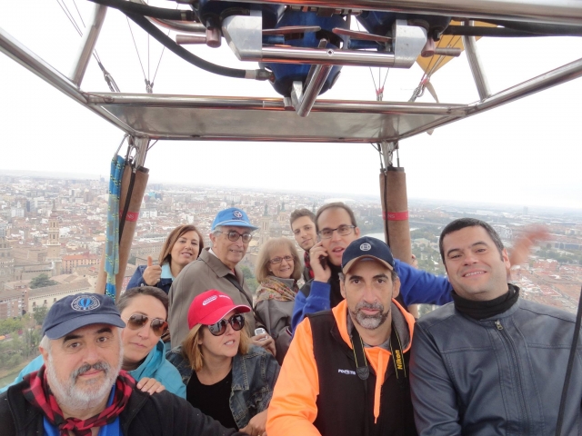 A bordo del globo