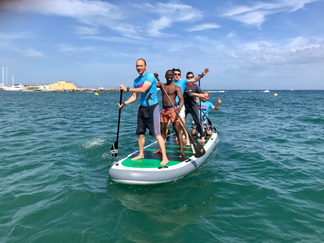 Großes Sup in Barcelona 