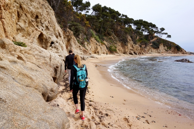 Paseando por la costa