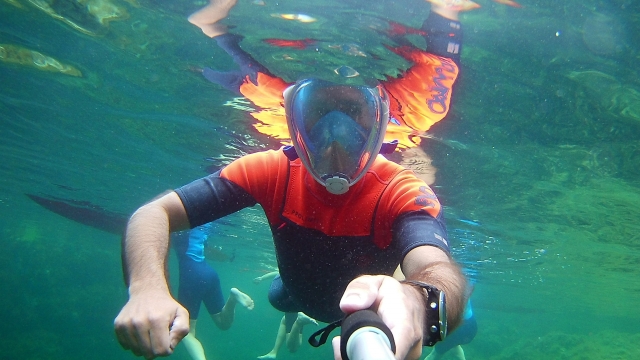 Practicando snorkel