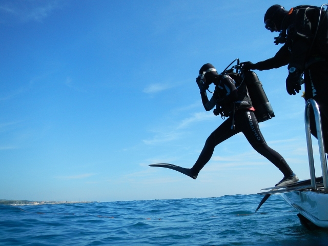 buceo desde barco