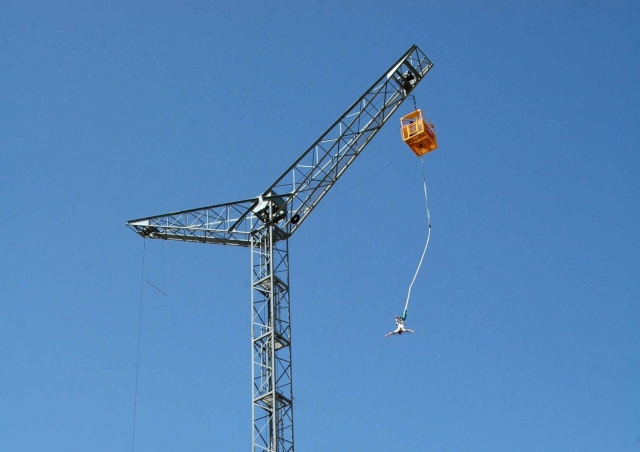 Notre grue de saut à l'élastique 