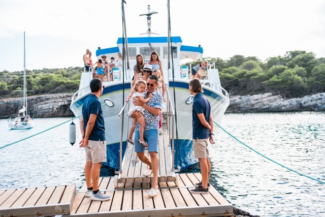 Embarcando con los peques en Menorca