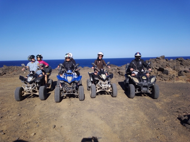 Foto grupal en quad