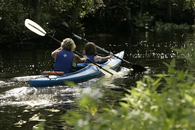 canoa doppia a Badajoz 