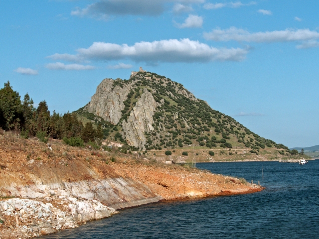 Vistas del embalse de Alange