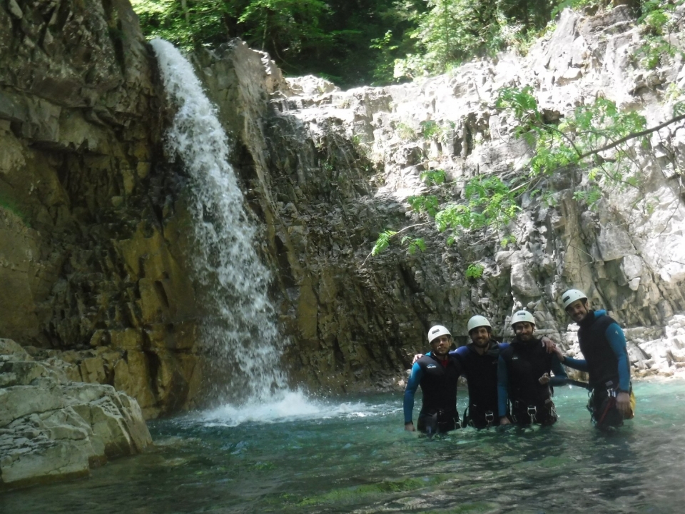  Prova una discesa di canyoning 