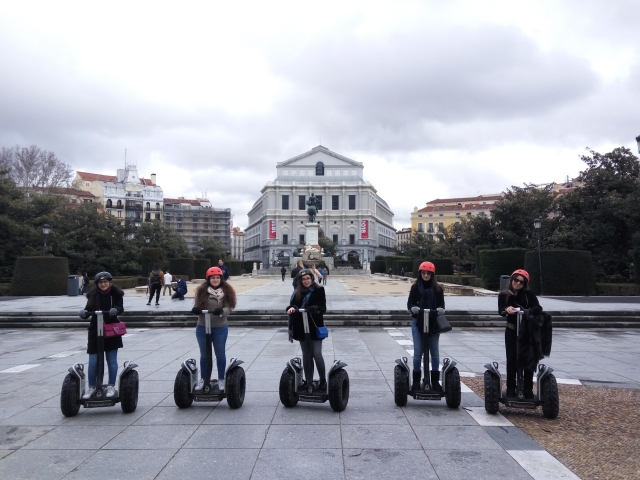 Segway por el centro de Madrid