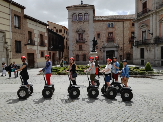 La villa de Madrid en segway