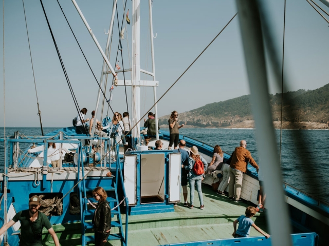 Navegando en nuestro barco