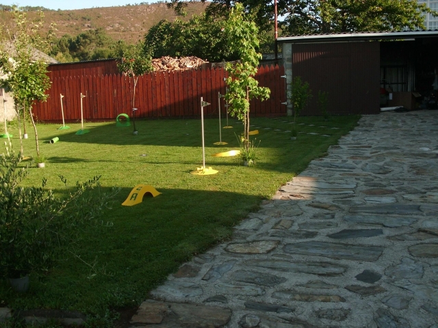 Casa rurale con gioco di paintball a Feás 