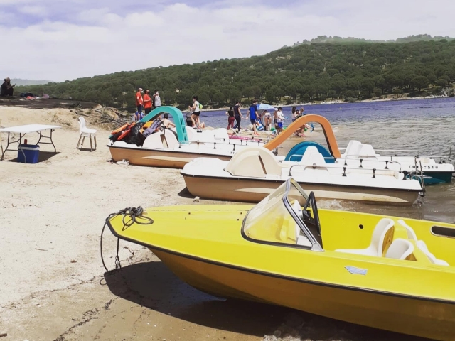  Pedalinhos no reservatório de San Juan 