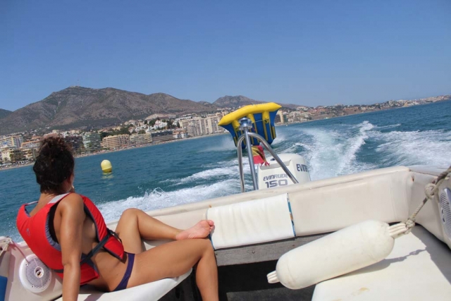  sunbathing on the boat