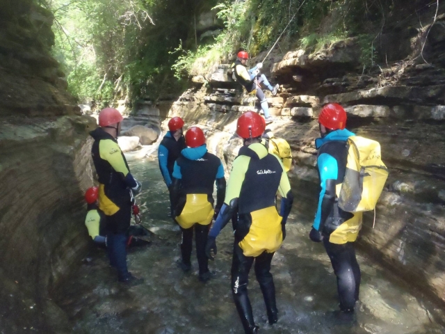 Diversi ostacoli nel canyon 