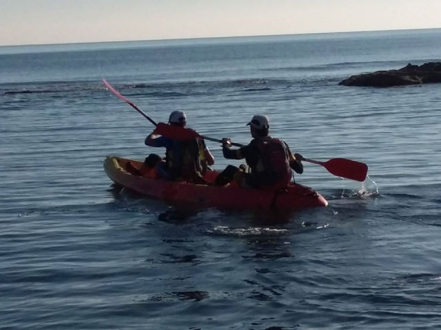  enjoying an afternoon of kayak