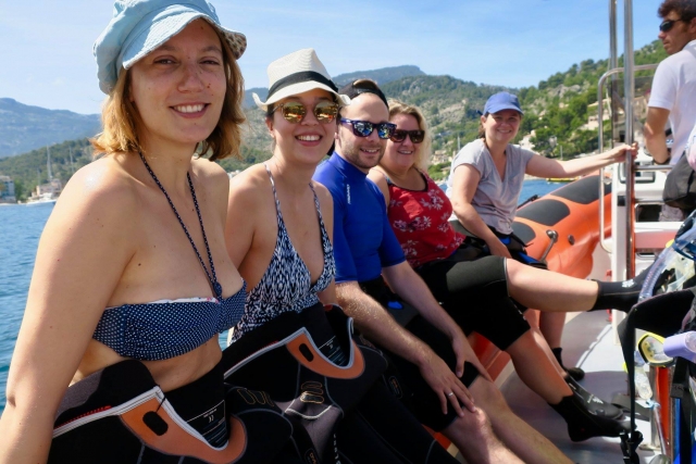  Famille sur notre bateau Tramuntana 