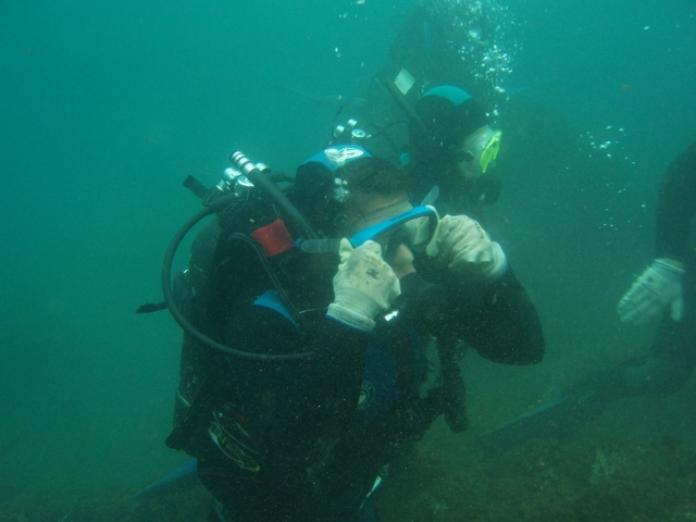 Bautismo de buceo en Asturias