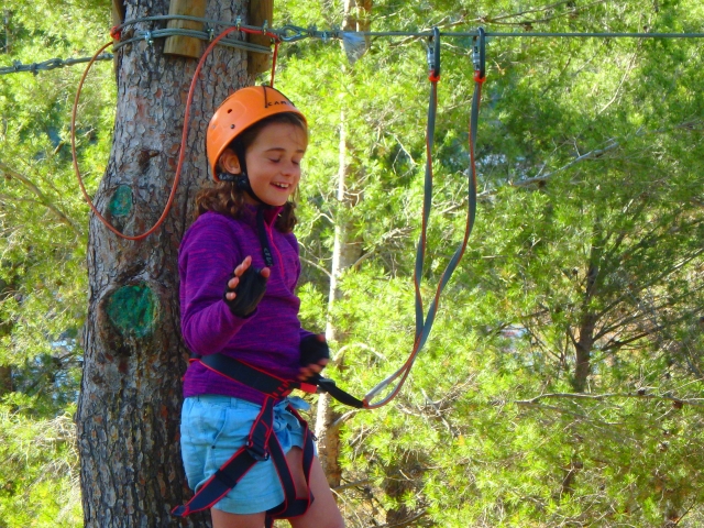  smiling at the tree bases 