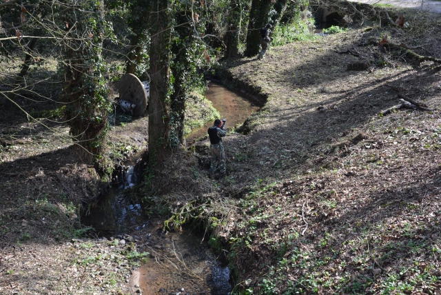  在自然环境中彩弹射击 
