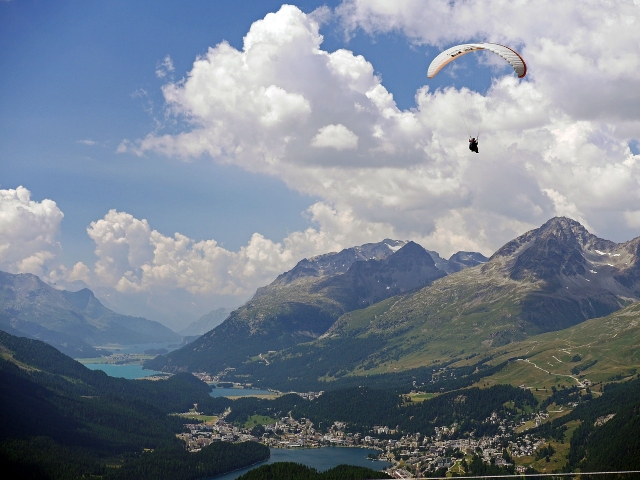  Parapente vu du ciel de Malaga 