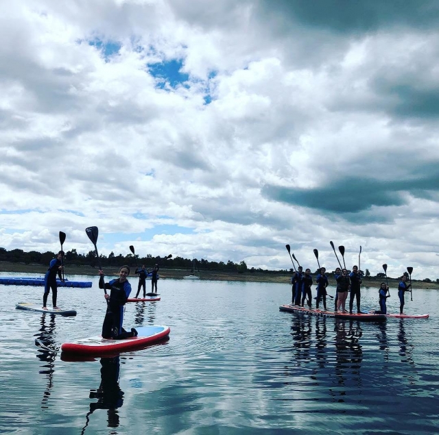 Jornada de paddle surf en Embalse Gabriel y Galán