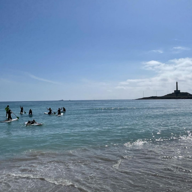 Pratica di paddle surf a Murcia 