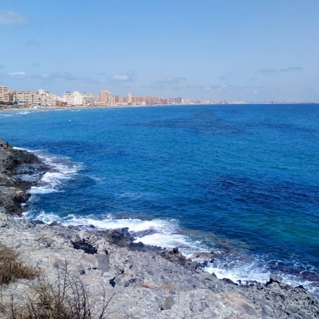 vista de la playa 